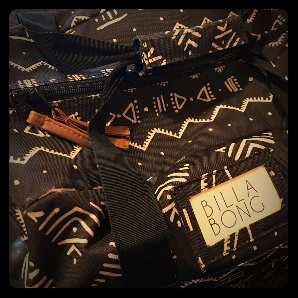 Billabong carry-on duffel bag; great for travel!